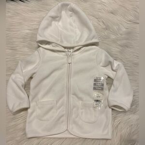 NWT Carter’s zip up hoodie size 18m